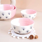 Stylish blush pink serving bowls

