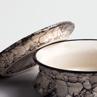 Decorative ceramic casserole dish for kitchen and dining

