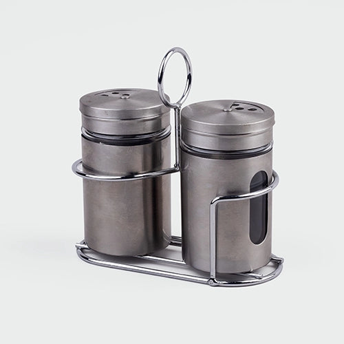 Elegant ceramic salt and pepper shaker set
