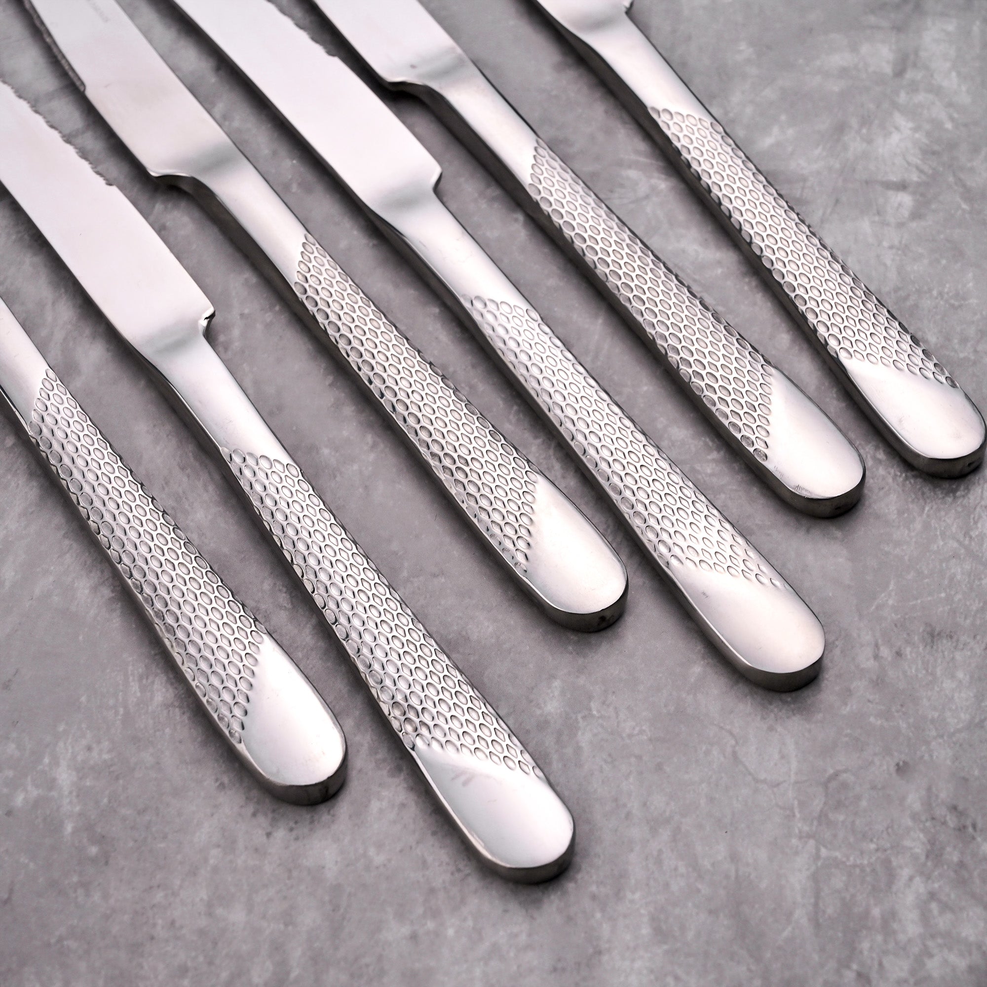 Prime Silver Stainless Steel Knife Set – Durable Blade Design

