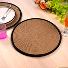 Quace braided placemat for elegant dining
