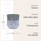 Modern Clear Glass Set

