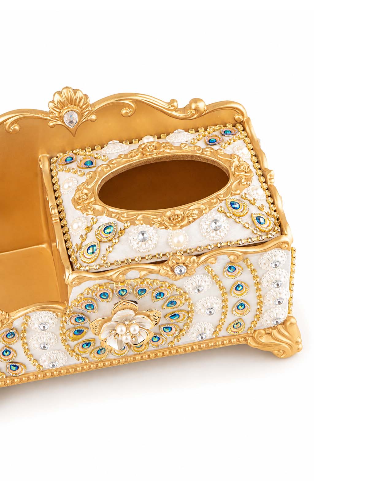 Luxury Royal European tissue box holder for stylish home decor

