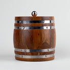 Wooden Ice Bucket Displayed on a Dining Table
