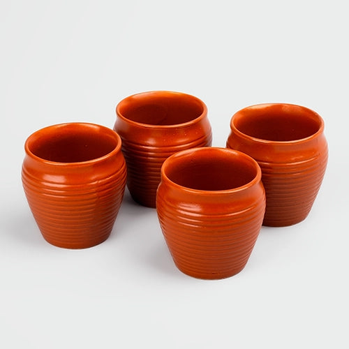 Ceramic kulhad cups for tea

