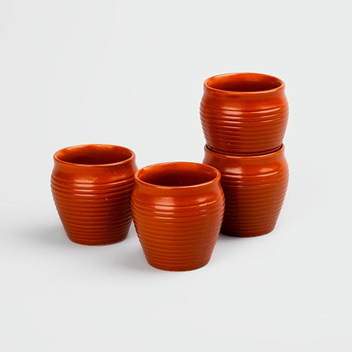Elegant rustic ceramic kulhads

