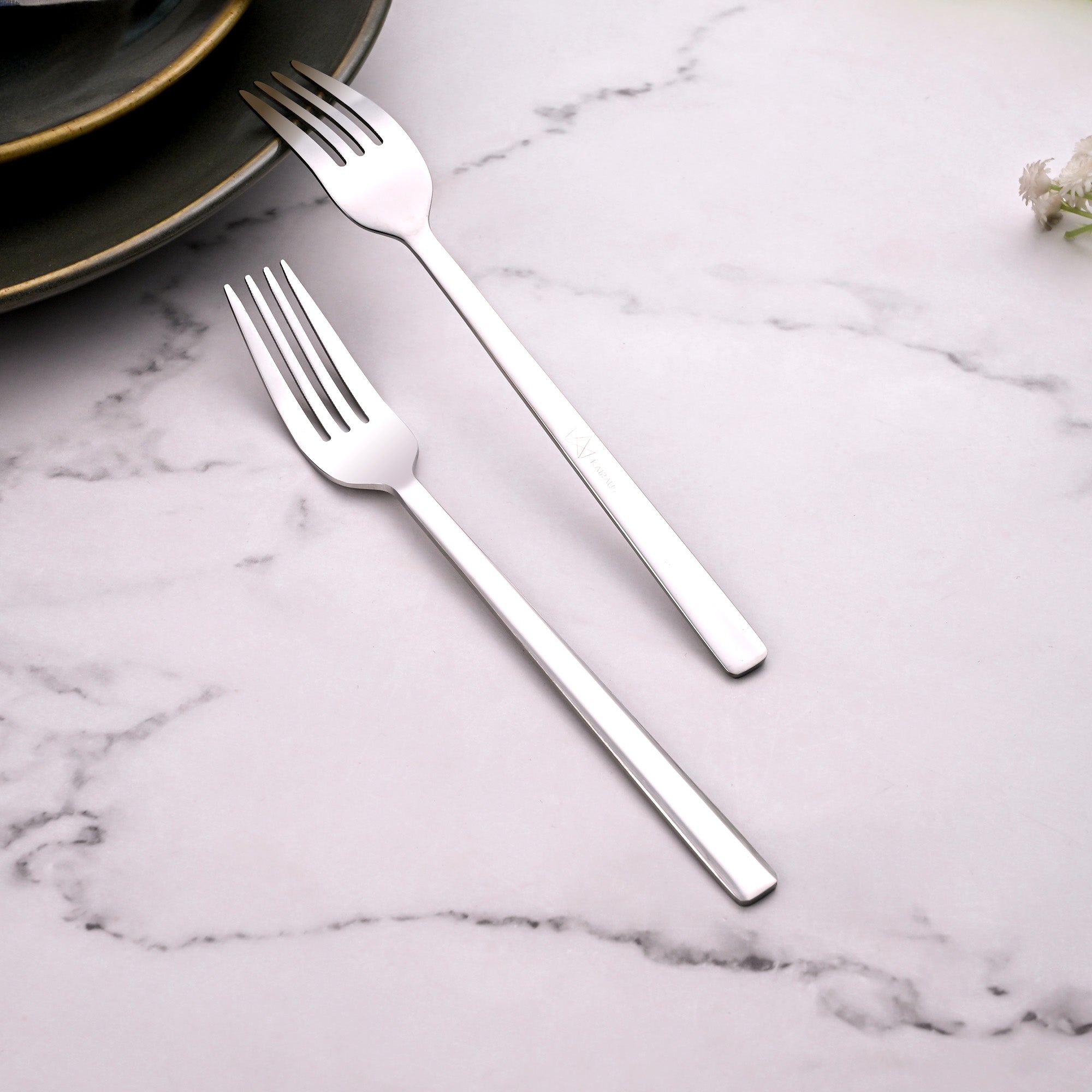 Silver Charm Mini Forks Set of 2 for Everyday Dining

