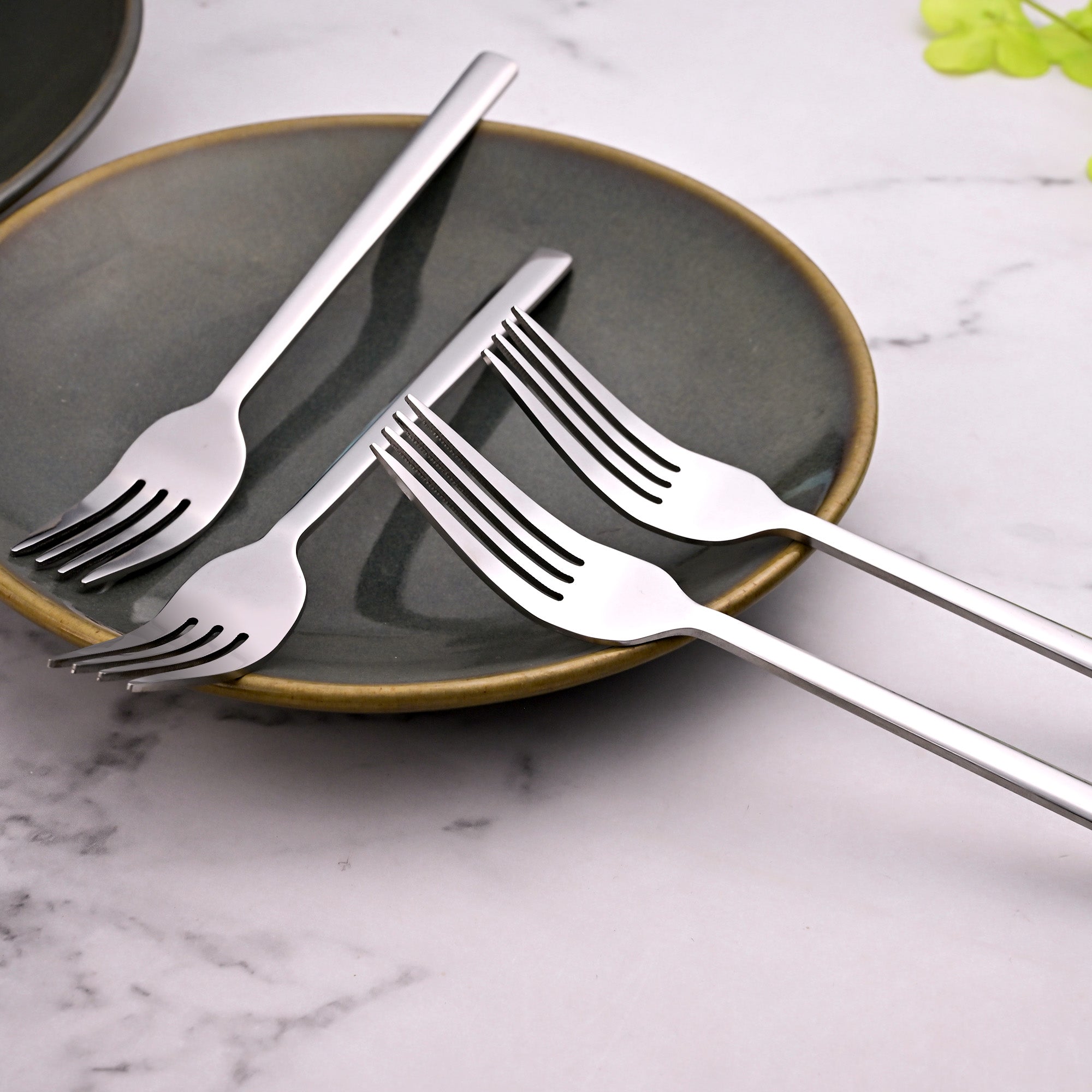 Silver Charm Mini Forks Set of 4 for Elegant Table Settings

