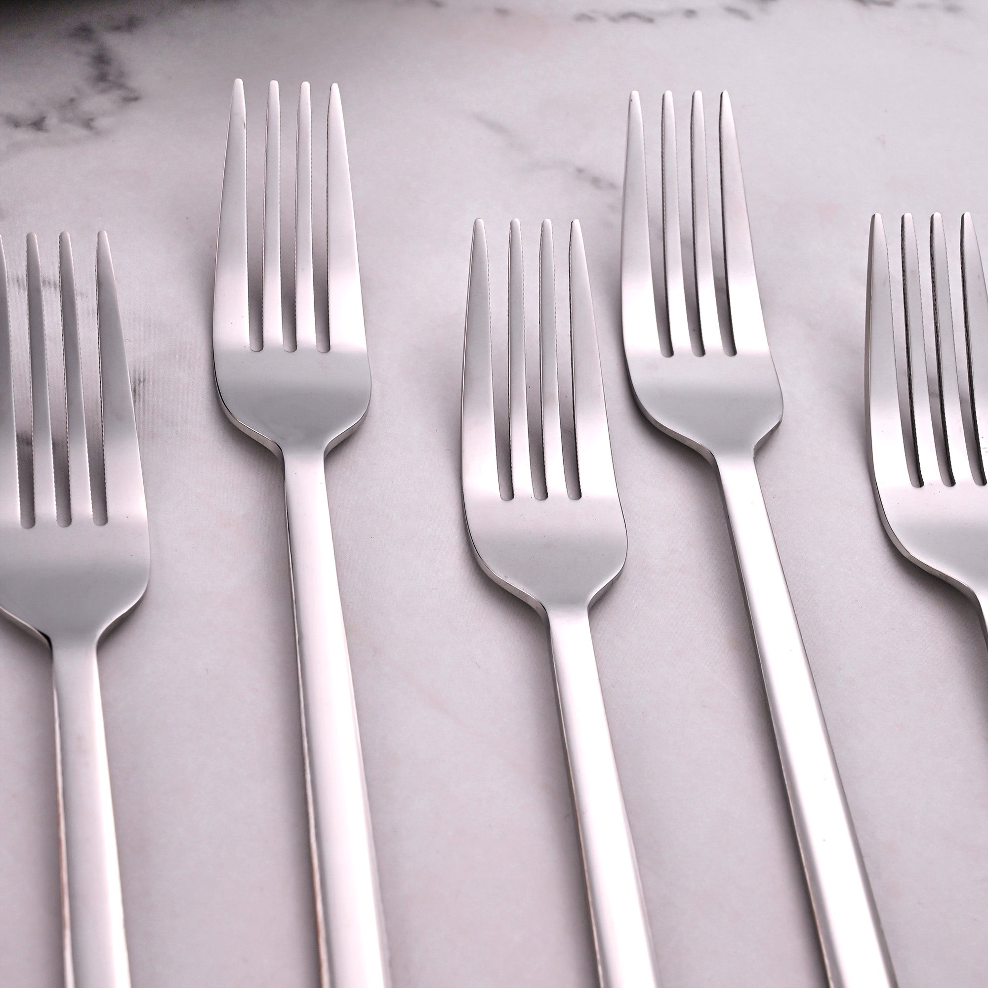 Silver Charm Mini Forks Set of 6 for Everyday Dining


