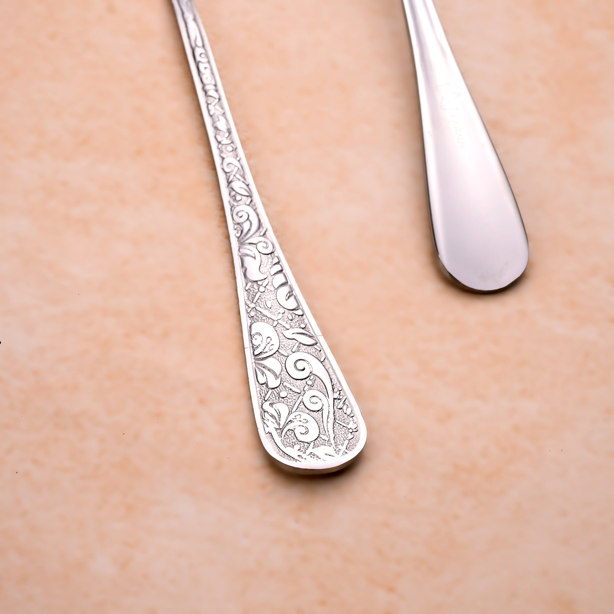 Silver Filigree Spoons – Stylish Design for Tea and Coffee

