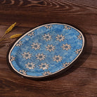 Decorative large blossom platter for dining


