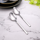 Sleekline Stainless Steel Spoons Set of 2 with a Polished Finish

