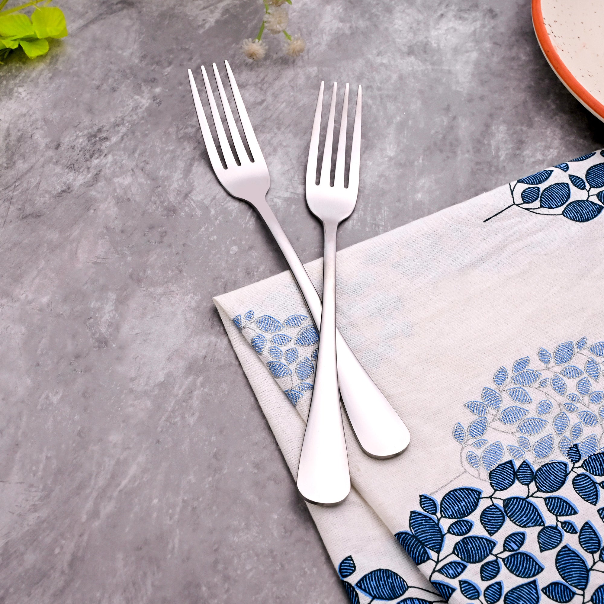 Premium Snappy Silver Fork Set of 2 for Stylish Dining

