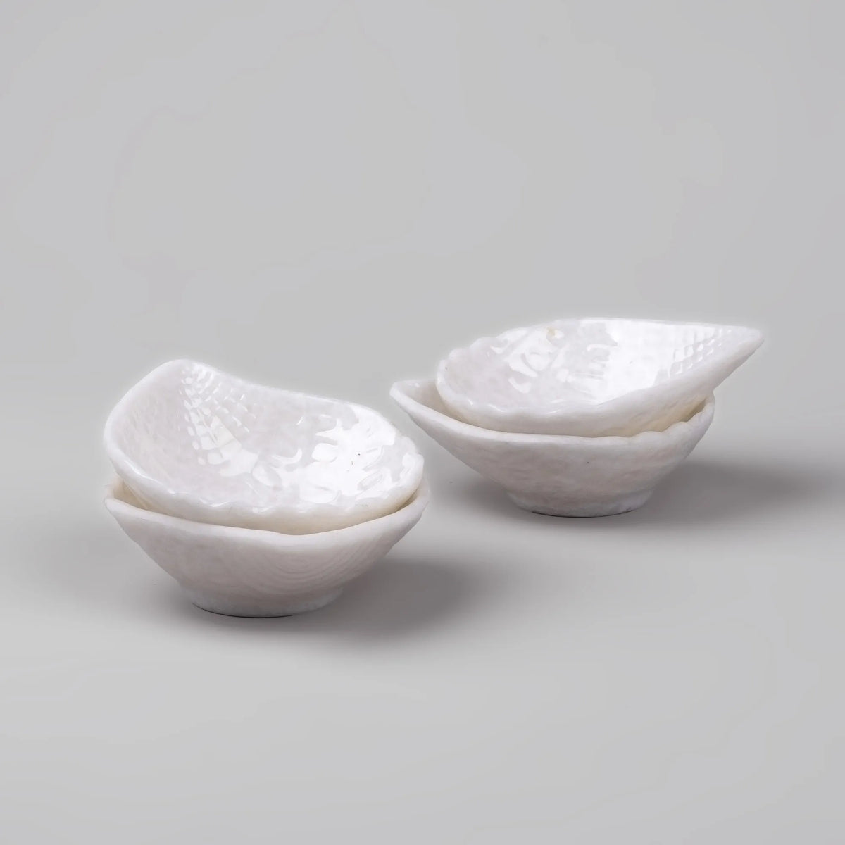 White melamine dipping bowls set of 4

