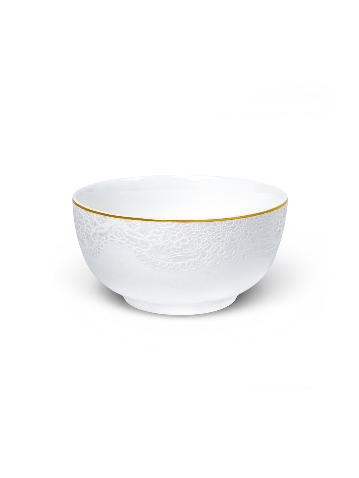Snowflake 24K gold dining bowl

