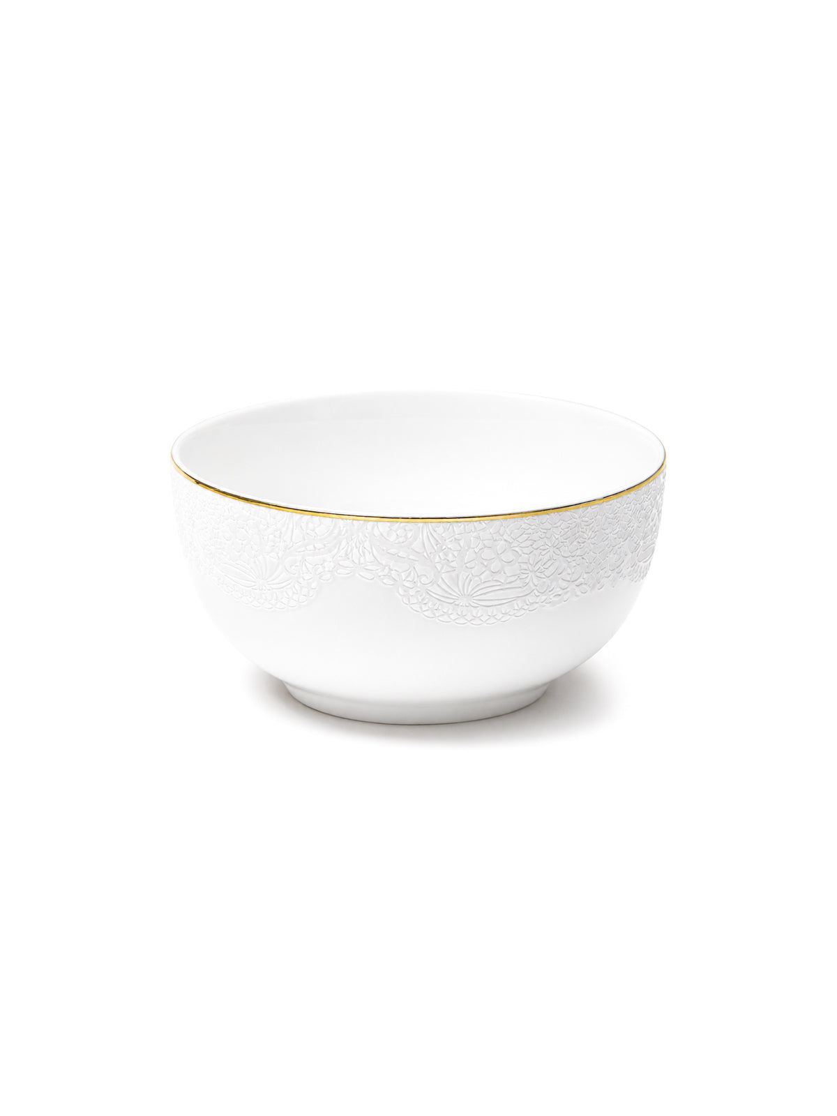 Snowflake 27-piece porcelain dinner set with 24K gold detailing

