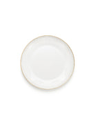 Elegant Snowflake 27-piece porcelain dinner set

