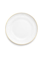 Snowflake luxury porcelain dinner set with 24K gold detailing

