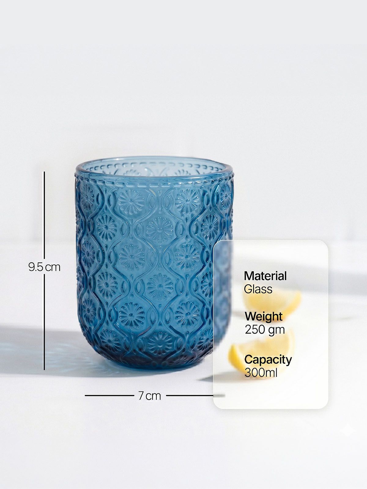 Six Starfall drinking glasses with elegant design
