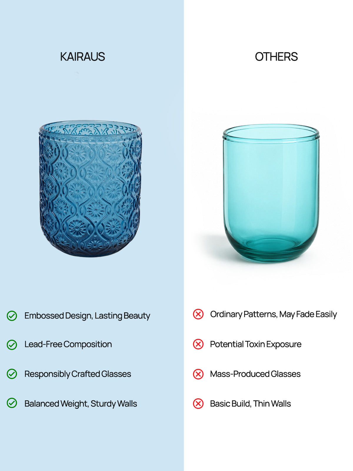 Elegant Starfall glass set for everyday drinks