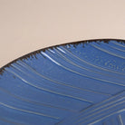 Teal platter for serving food and appetizers

