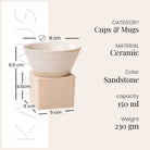 Premium Conical Ceramic Tea Cups for Everyday Use

