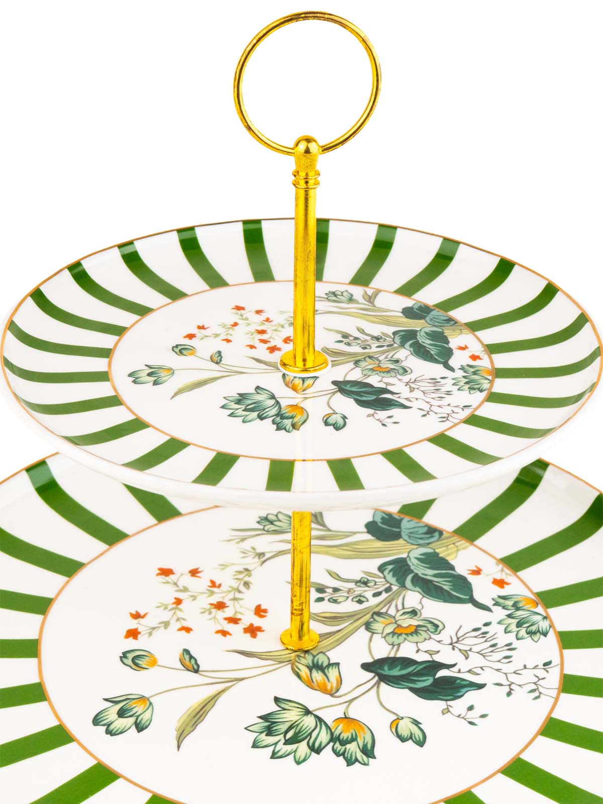 The Golden France luxury 2-tier serving stand

