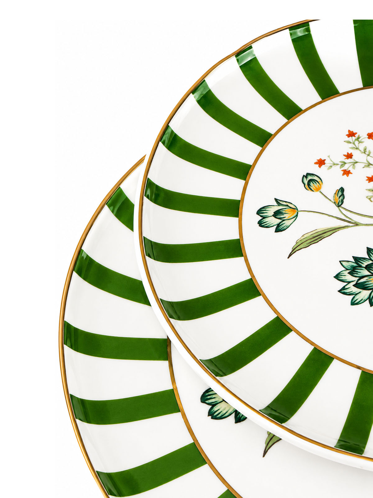 Elegant The Golden France 2-tier serving stand

