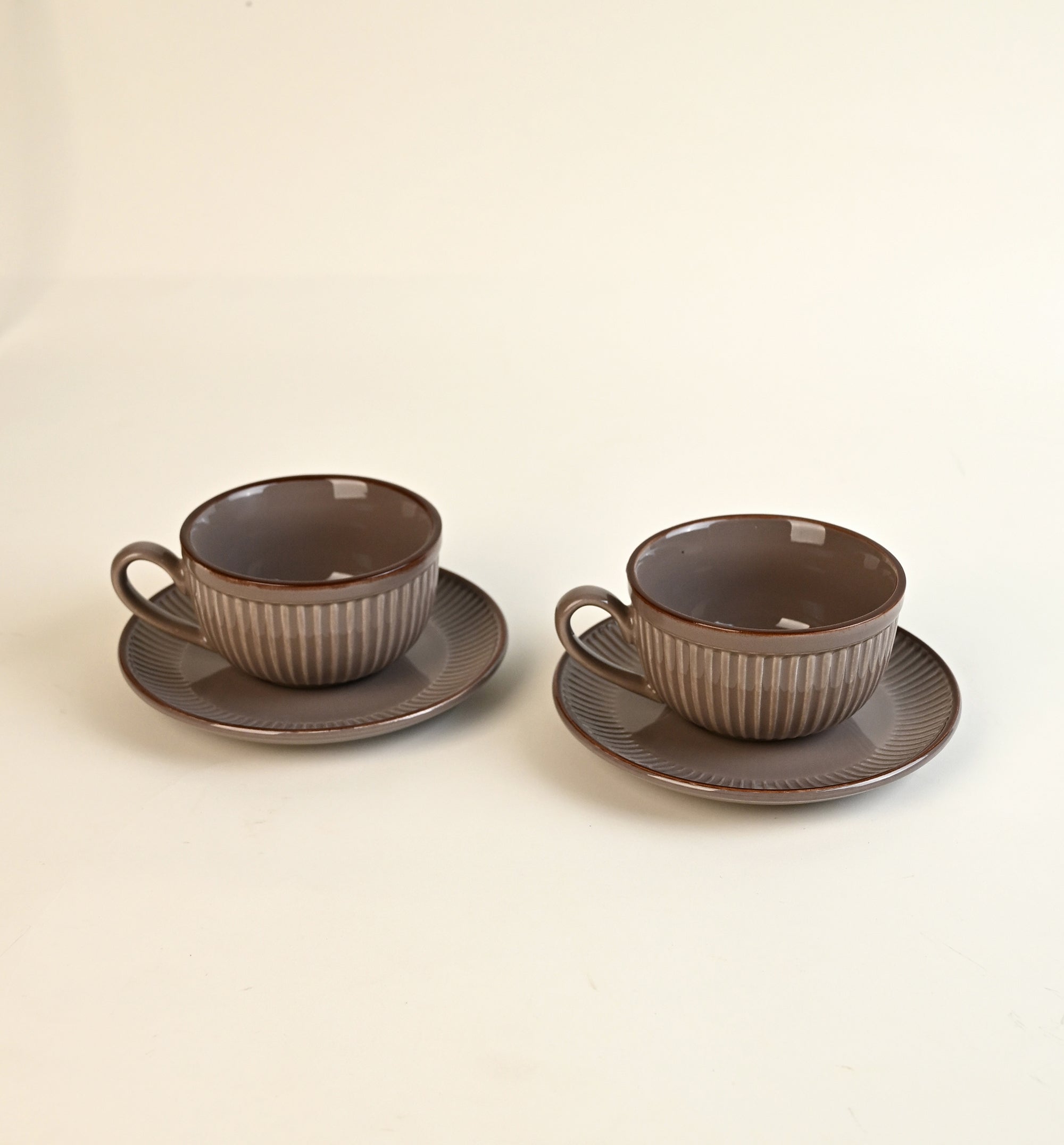 Set of two The Swirl new bone china tea cups