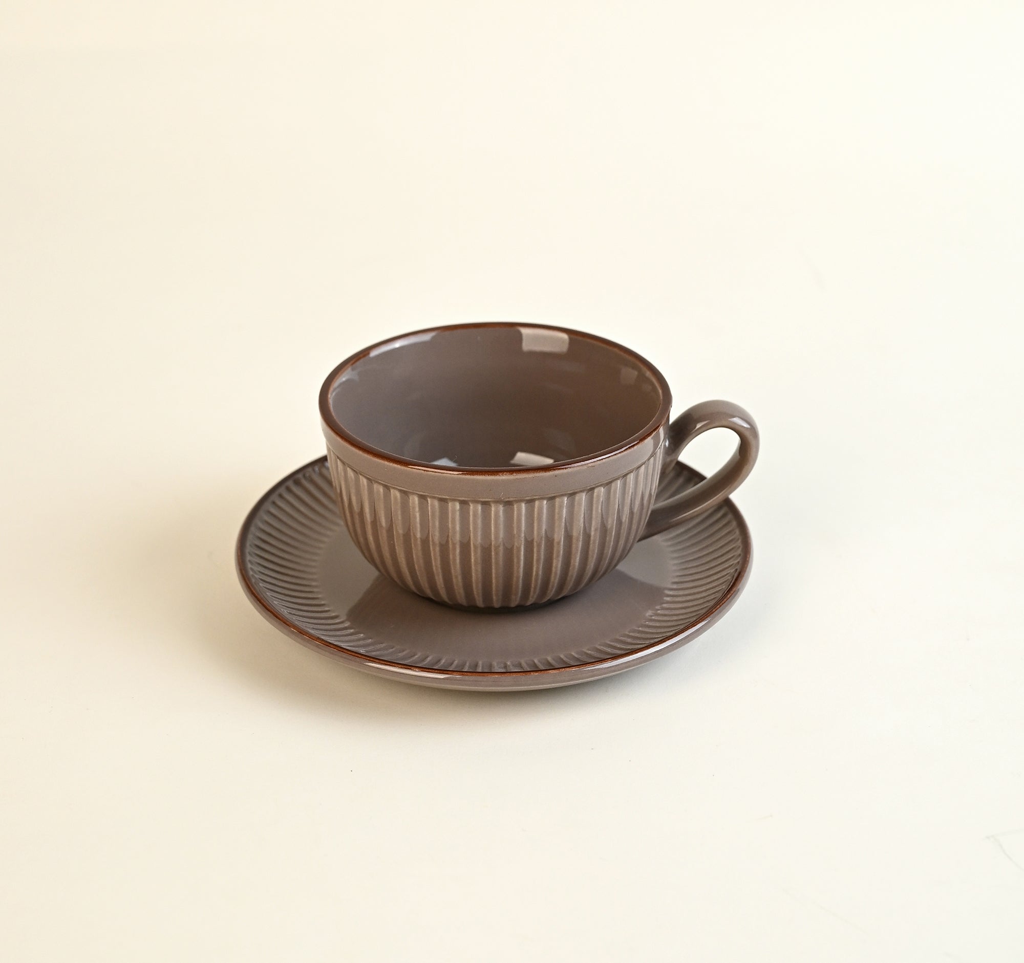 Elegant bone china tea cups set of six for everyday use

