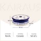 Traditional style serving bowl set

