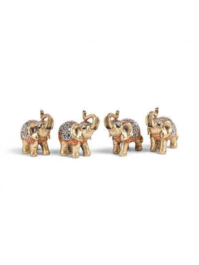 Mudita: The Joyful Elephants Figurine (Set of 2)