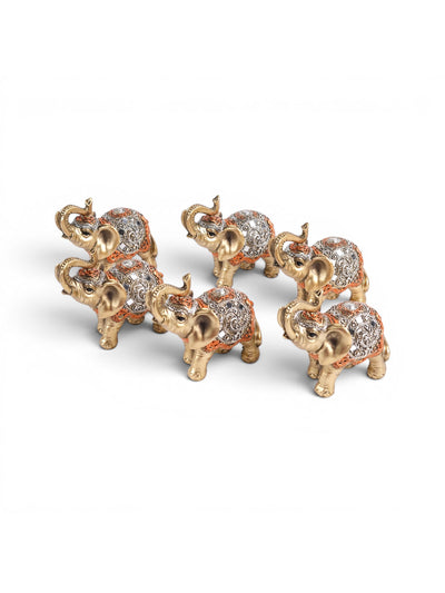 Mudita: The Joyful Elephants Figurine (Set of 2)