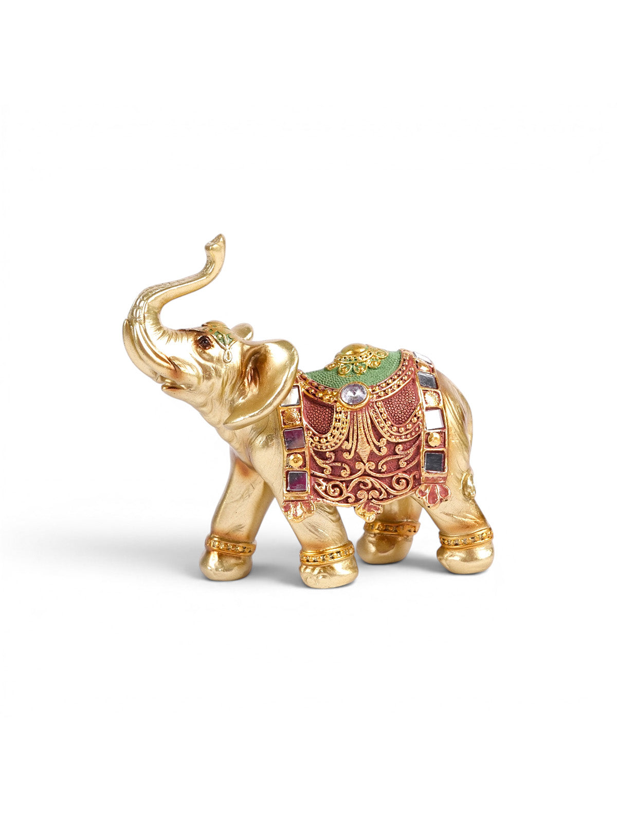 Decorative Vaibhav Golden Elephant Figurine for home interiors

