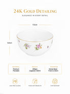 24K gold dining bowl

