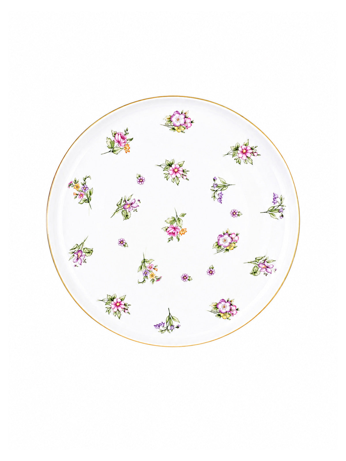 Victorian Ode porcelain dinnerware set with pure 24K gold accents

