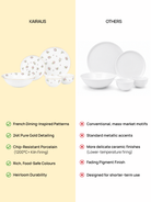 Victorian Ode 24K gold detailed porcelain dinnerware collection

