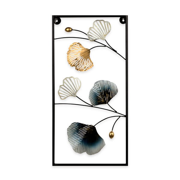 Blooming Metal Leaf Wall Art