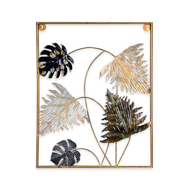 Modern Metal Leaf Wall Art