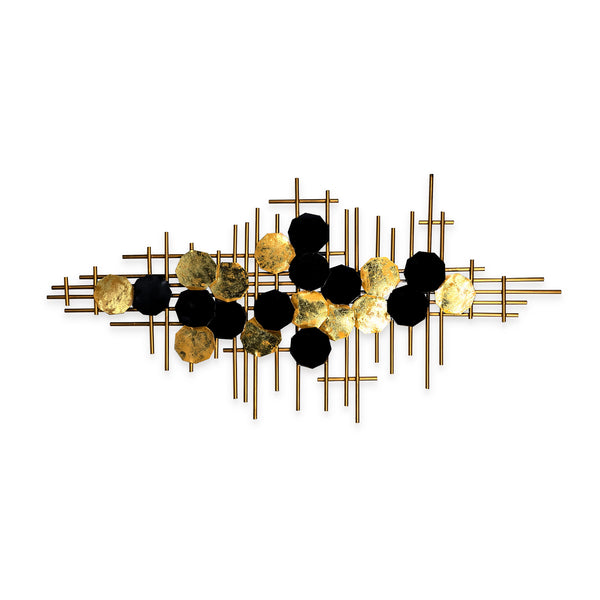 Geometric Elegance Metal Wall Decor