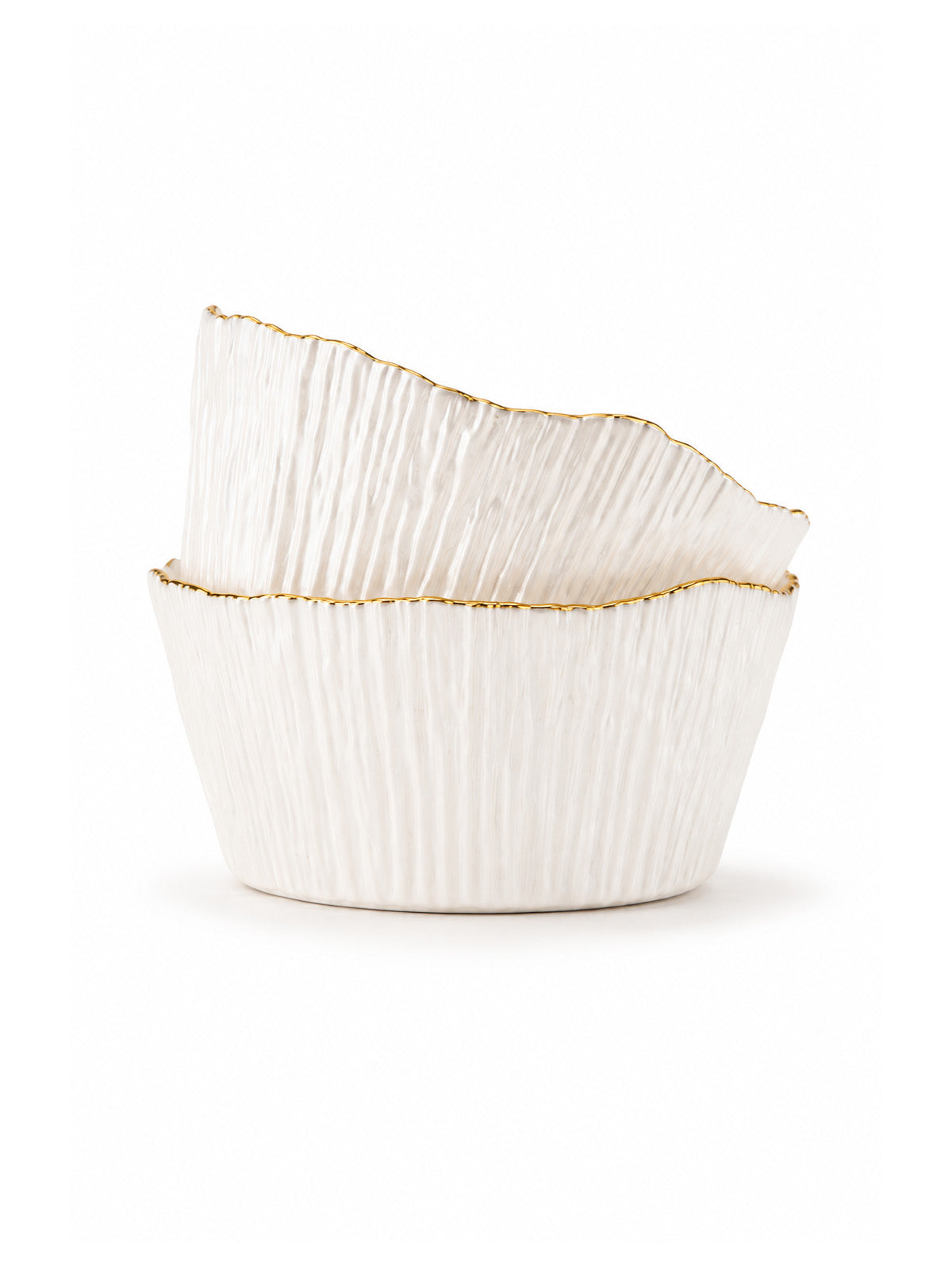 Luxury gold bowl and tray

