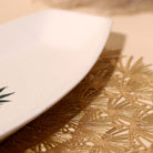 White platter for serving food and appetizers


