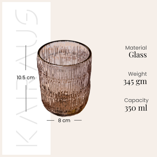 AMAARE: Beloved Unique Textures Drinking Glass Set