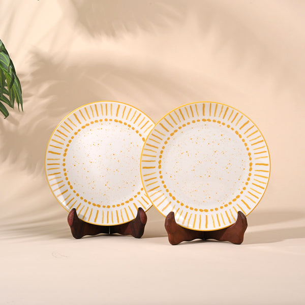 Amoret: Porcelain Quarter Plates Set of 2 (7.8 Inches)