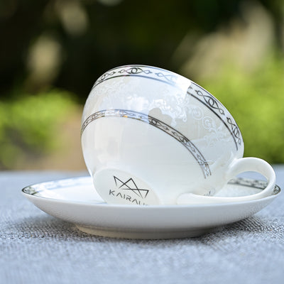 Auric: Ethereal Bone China Tea Cup Set of 6