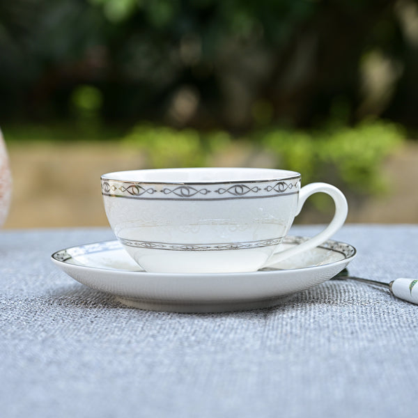 Auric: Ethereal Bone China Tea Cup Set of 6
