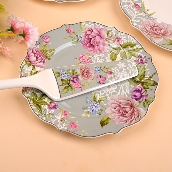 Azure Blossom 8 Pcs. Bone China Dinner Set