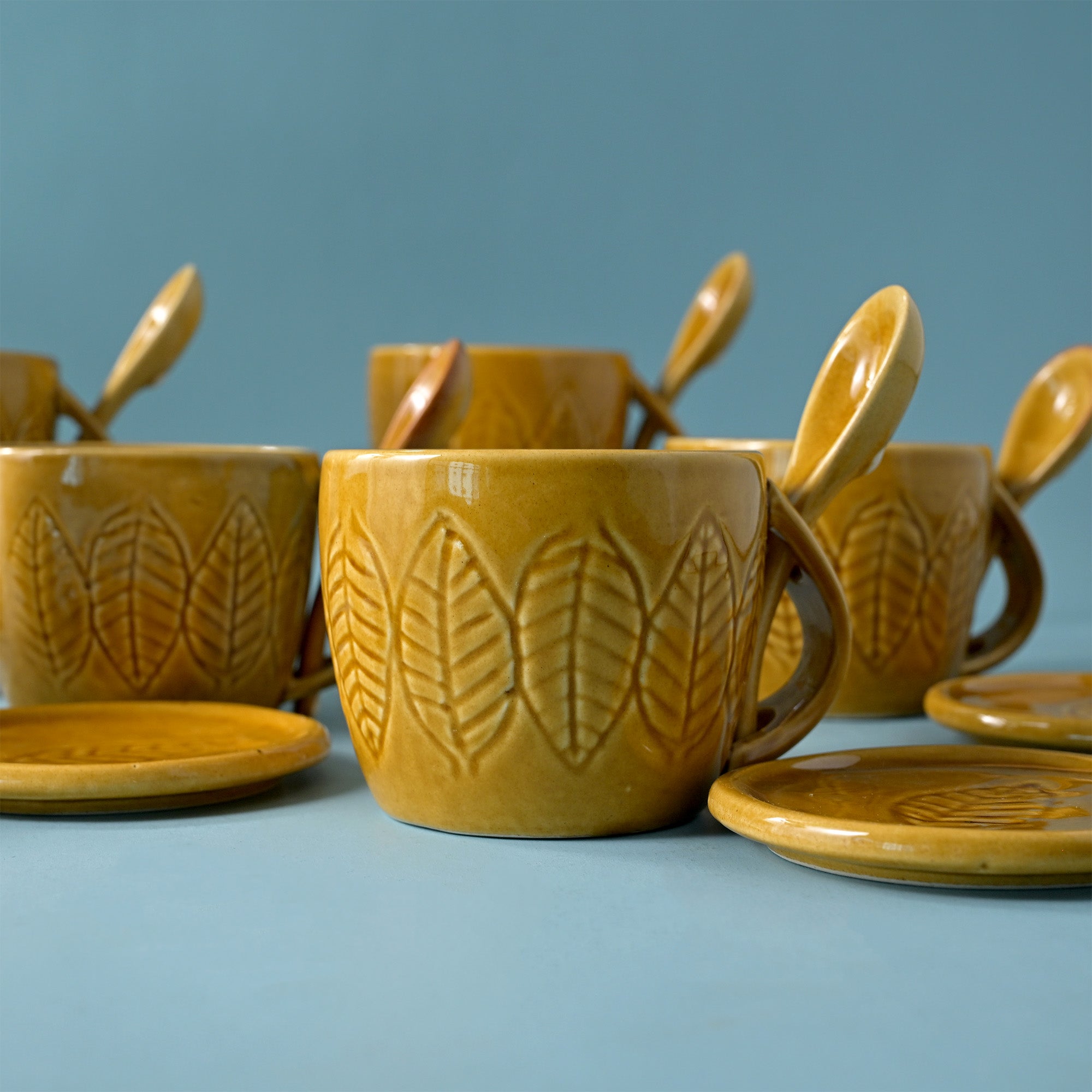 Beige Soup Mug Set of 4
