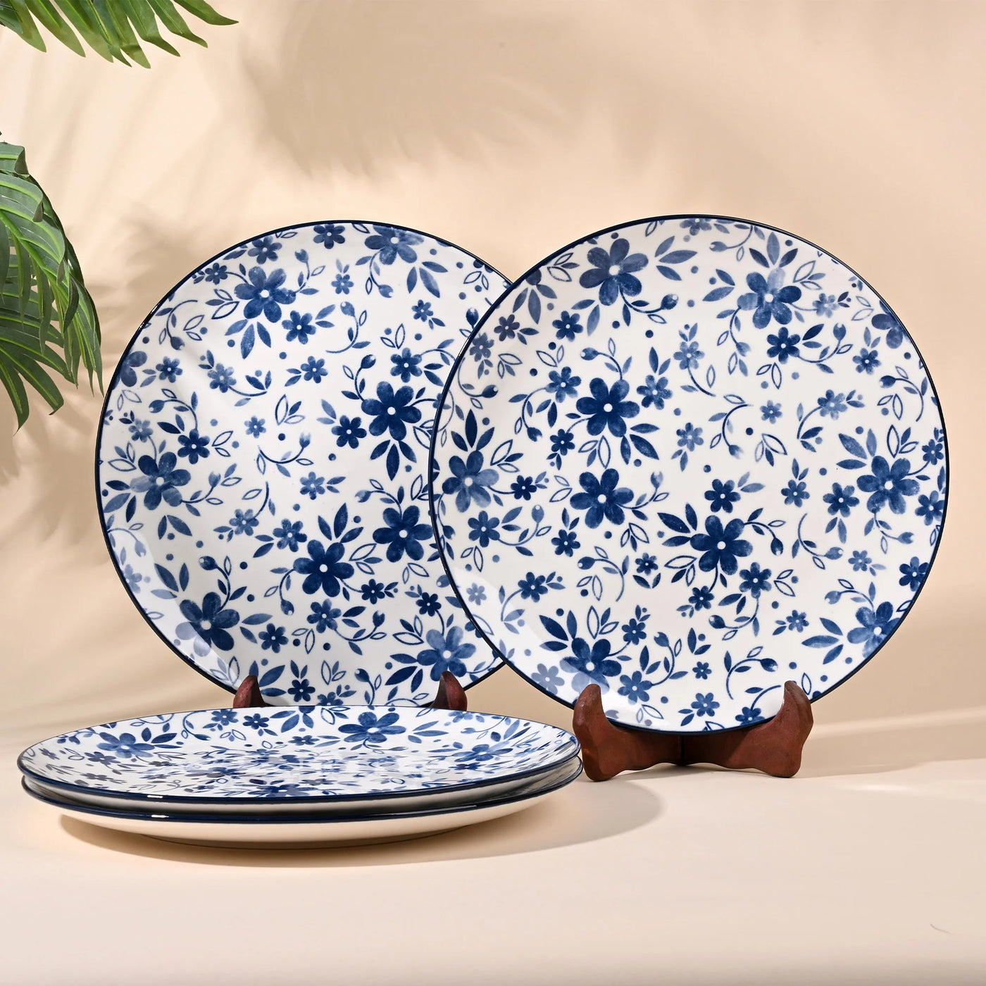 Bluebell: Porcelain Dining Plates Set (10.8 Inches)