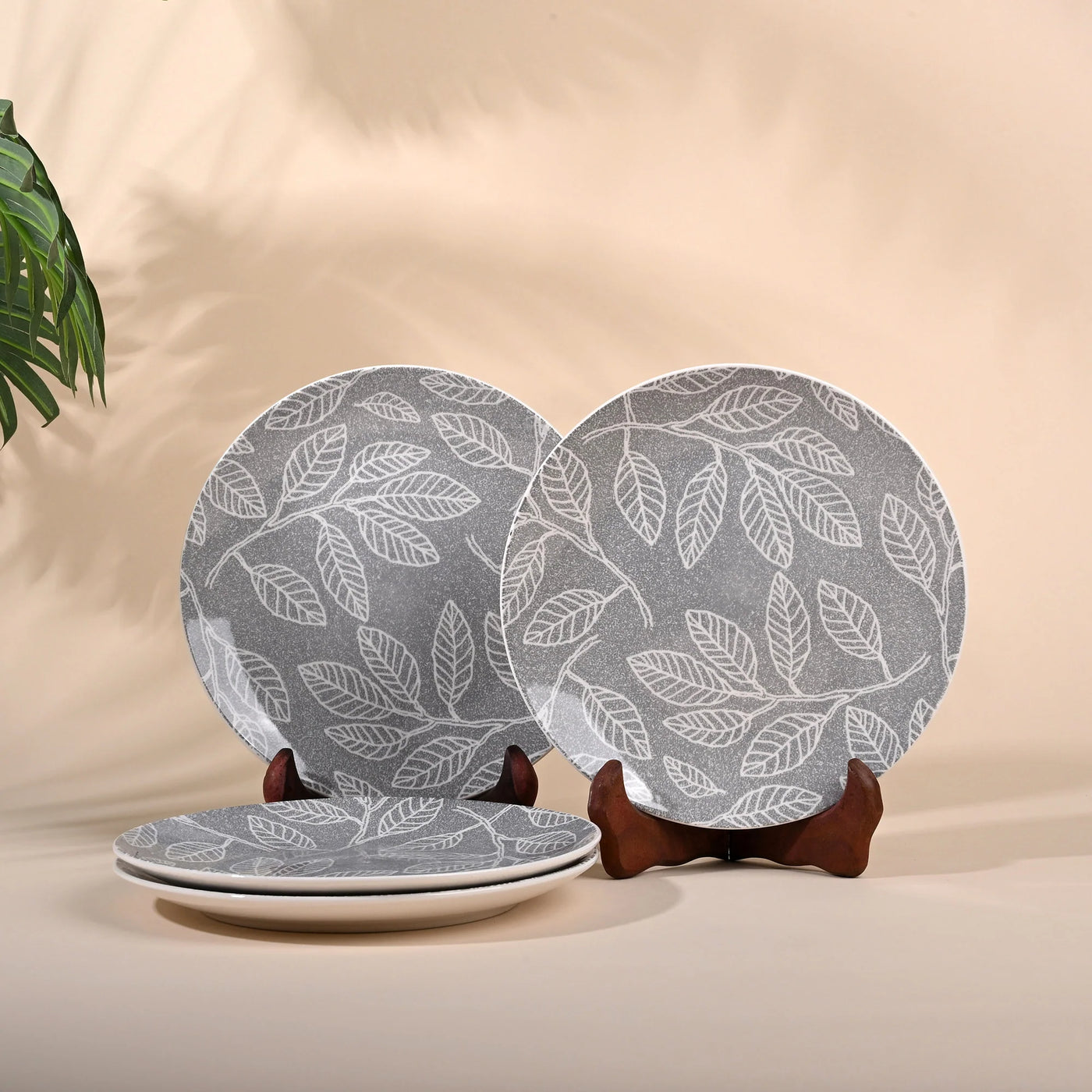 Boheme: Porcelain Quarter Plates Set  (7.8 Inches)